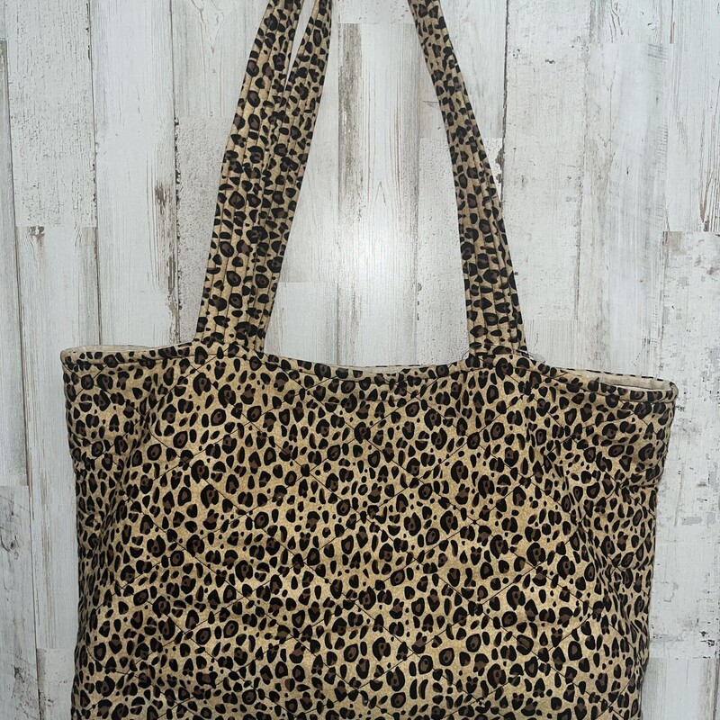 Cheetah Quilted Tote