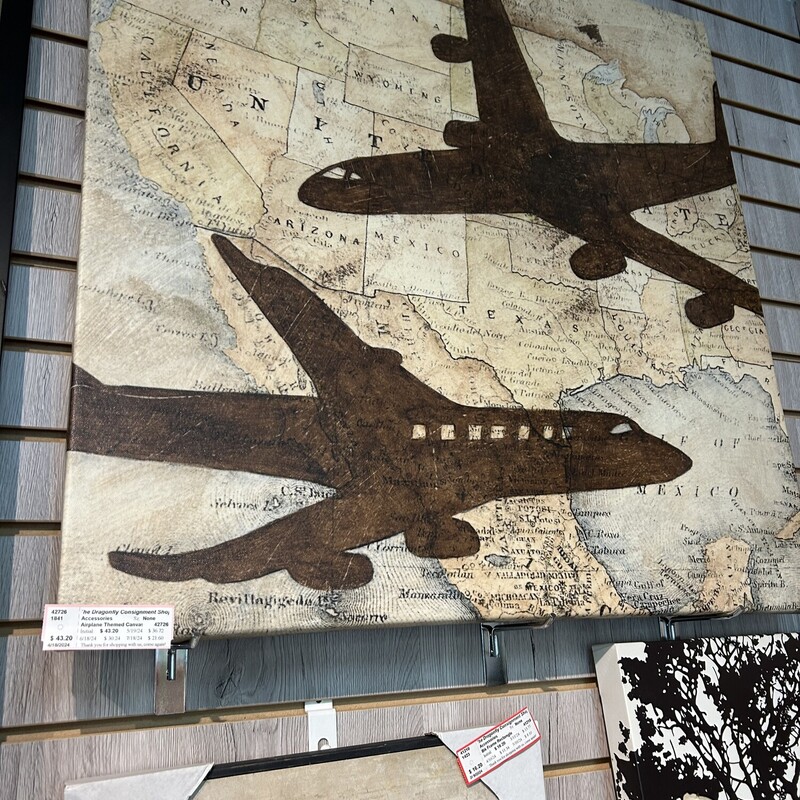 Airplane Themed Canvas
