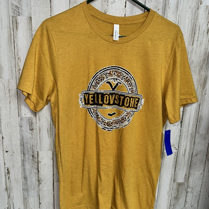M Mustard Yellowstone Tee, Yellow, Size: Ladies M