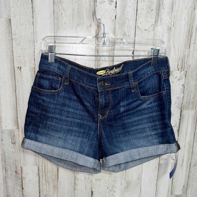 Sz4 Denim Cuff Shorts, Blue, Size: Ladies S