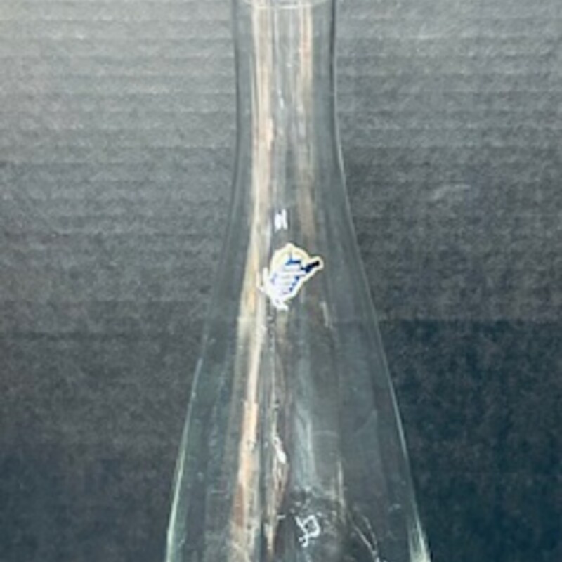West Virginia Glass Decanter
Clear
Size: 4.5 x 15H