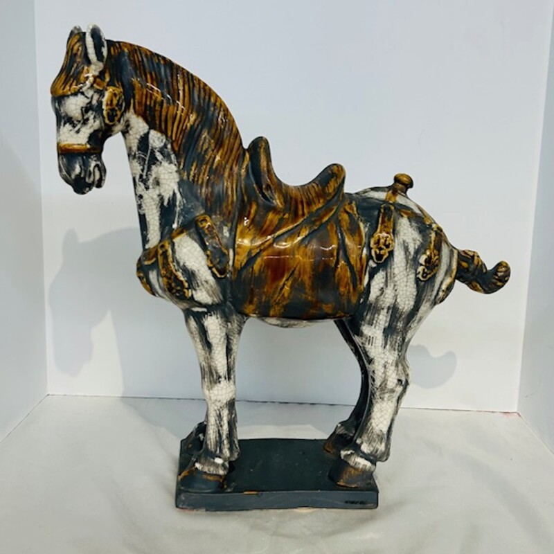 Distressed Ceramic Horse