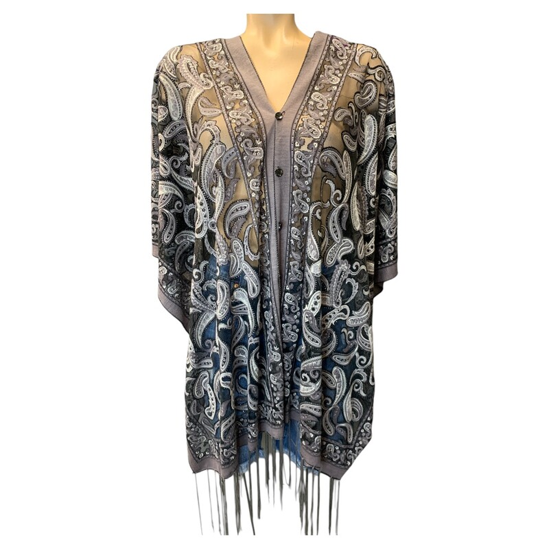 Cover Up, Grey/blk, Size: O/S