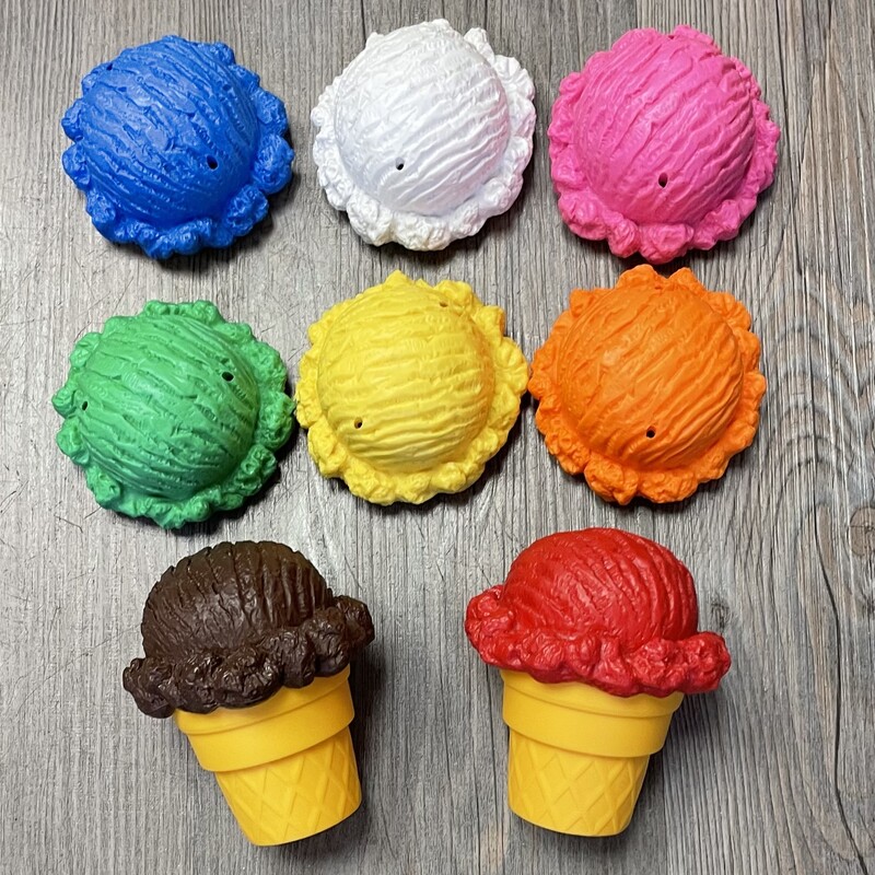 Rainbow Color Cones, Multi, Size: 10pcs