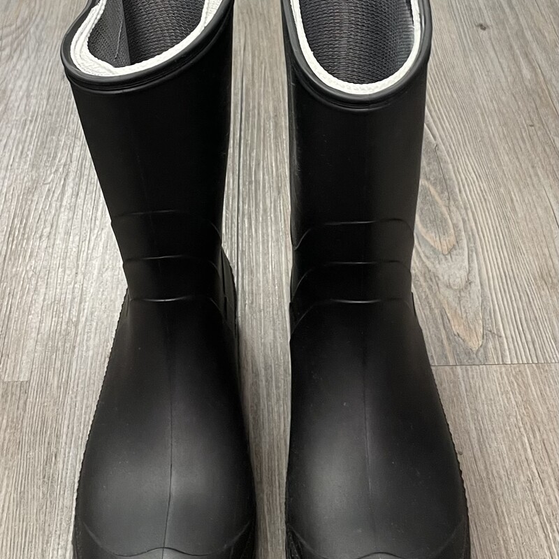 Kamik Rain Boots, Black, Size: 3Y