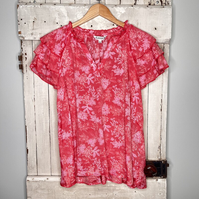 Top Nanette Lepore NWT, Floral, Size: Large