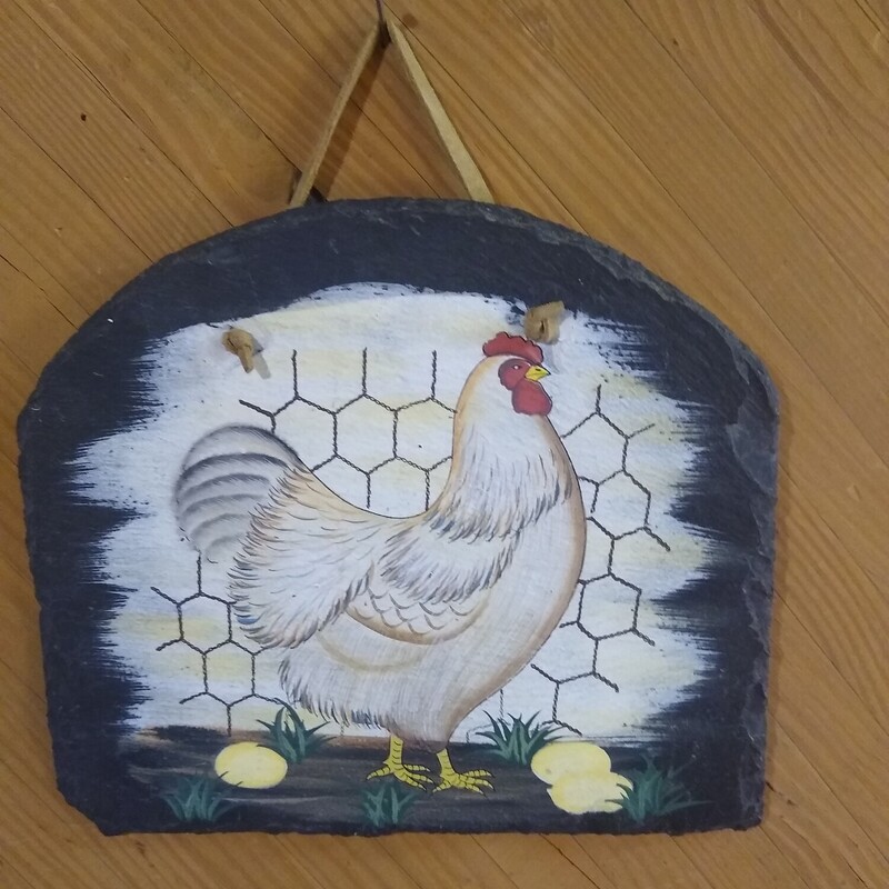 Chicken Slate

Small slate with chicken and eggs.

Size: 8 in wide X 7 in high