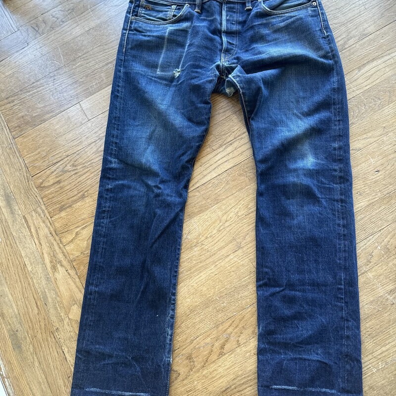 Double RLJeans Distressed, DkJeans, Size: 34 X 32
LOW STRAIGHT LOWRISE/ SLIM STRAIGHT LEG/ SELVEDGE DISTRESS/ 5-POCKETS/ BUTTON FLY Dark  BLUE JEANS Sz 34 x 32 These jeans are one of the hottest jeans in the market today...don't miss out on these!!

All Sale Are Final
No Returns

Pick Up In Store
OR
Have It Shipped

Thanks For Shopping With Us;-)