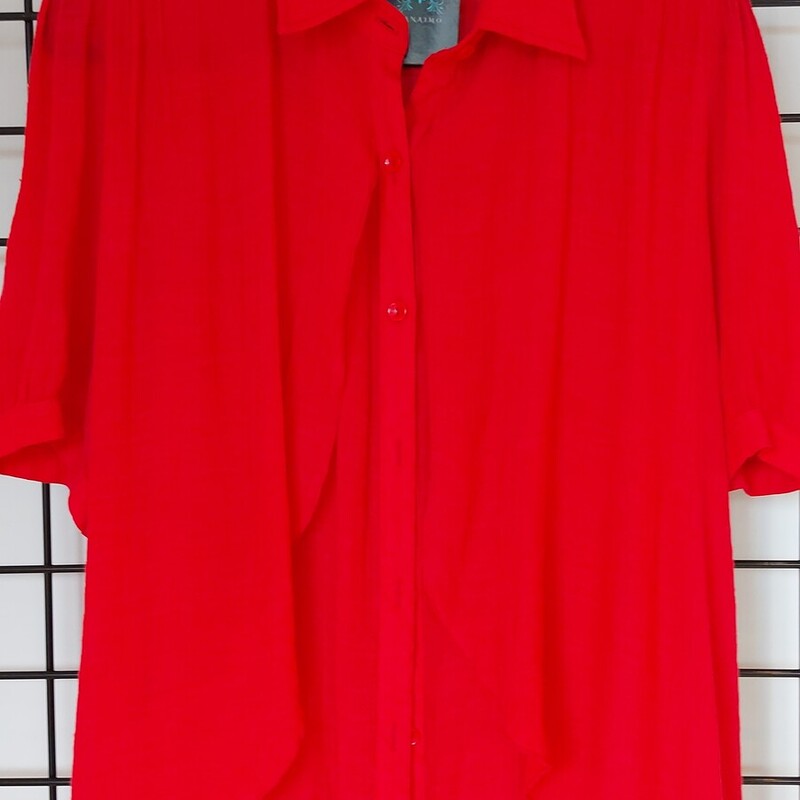 Red Coral Blouse