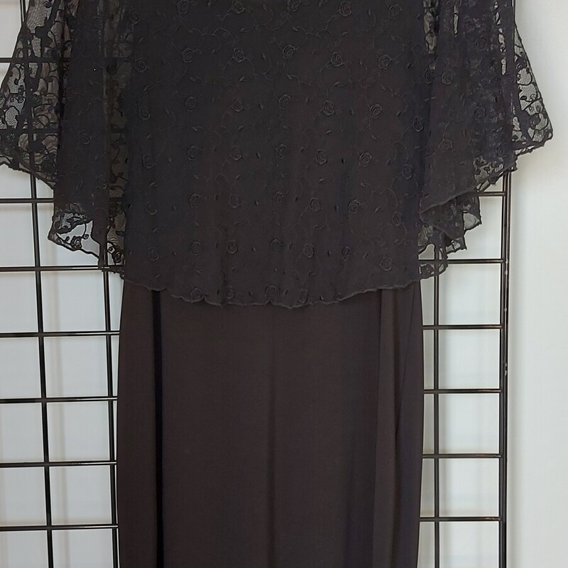 Sears Dress, Black, Size: 10