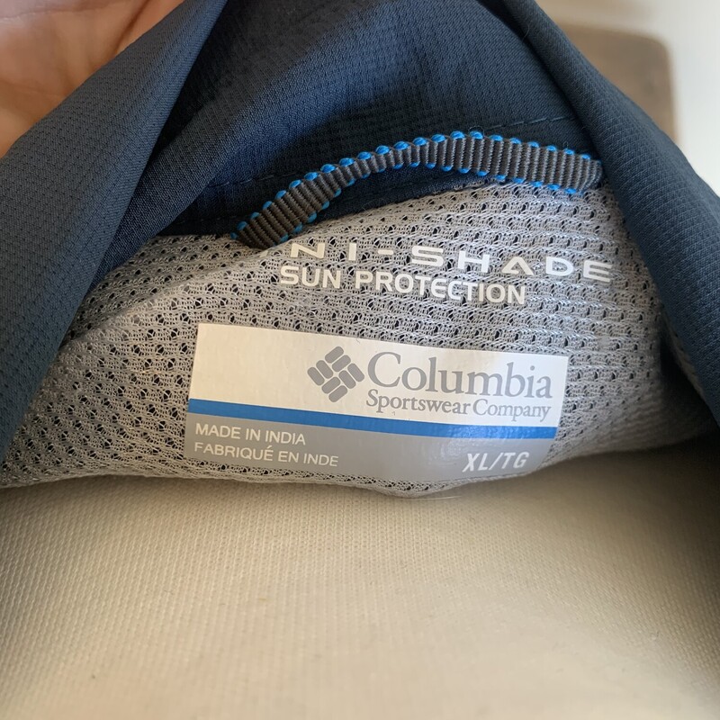 NWT Columbia Button Shirt, Blue, Size: XLAll Sale Are Final<br />
No Returns<br />
<br />
Pick Up In Store<br />
OR<br />
Have It Shipped<br />
<br />
Thanks For Shopping With Us;-)