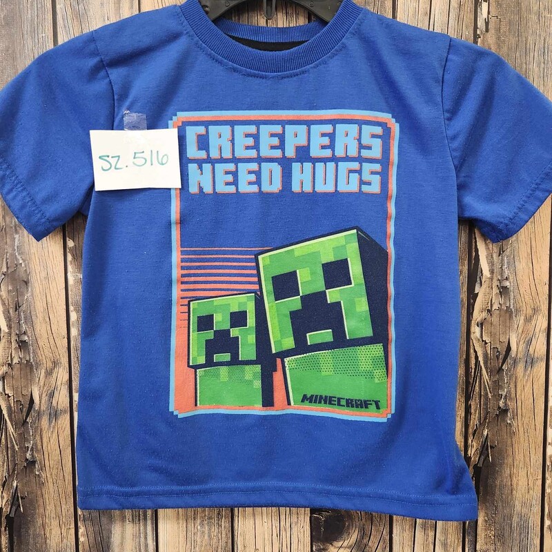 Minecraft Shirt, Size: 5