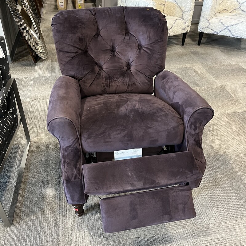 Purple Tufted Chair
