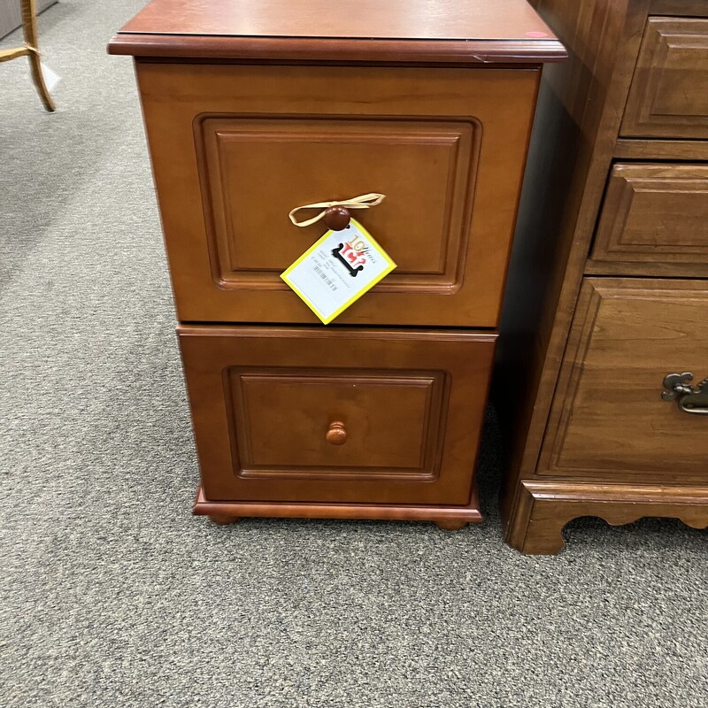 Small Maple File Cabinet