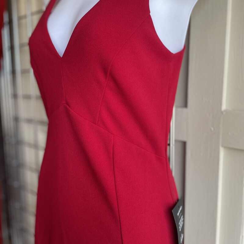NWTLulusSpagVneckDress, Red, Size: Small<br />
New with tags<br />
All sales final<br />
free instore pickup within 7 days of purchase<br />
shipping available