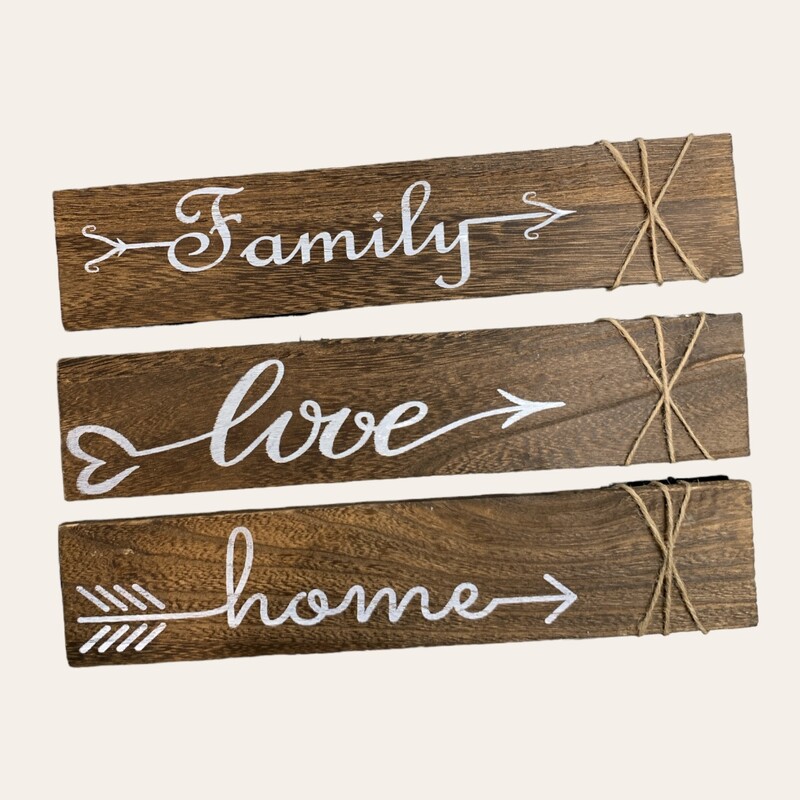 Family Love Home Signs