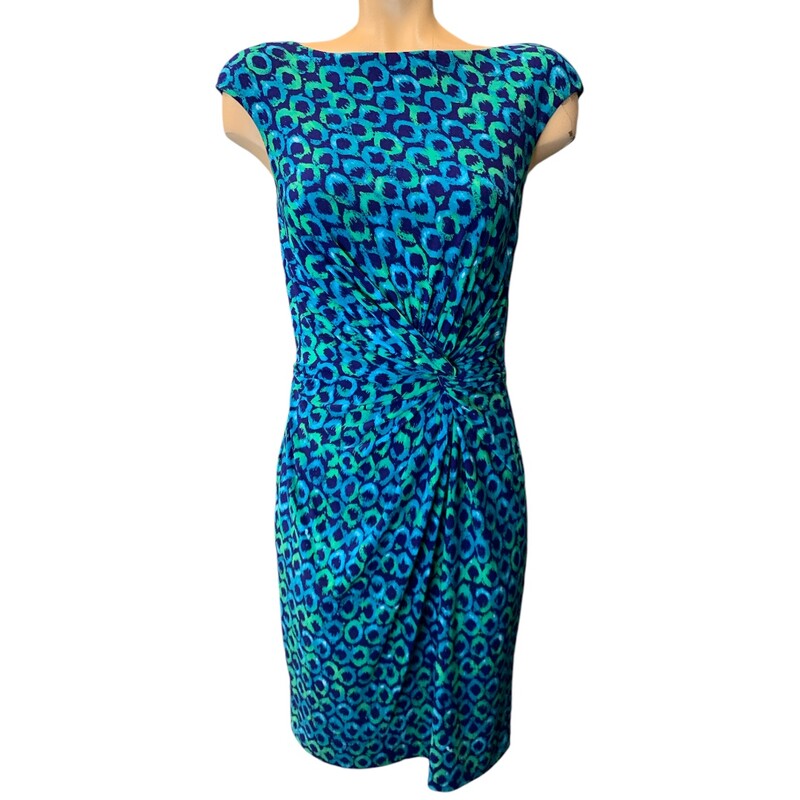 Ralph Lauren Dress S6, Blue/grn, Size: S