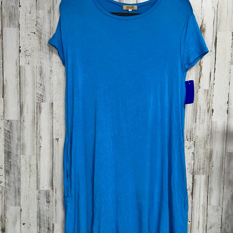 M Aqua Pocket Dress, Blue, Size: Ladies M