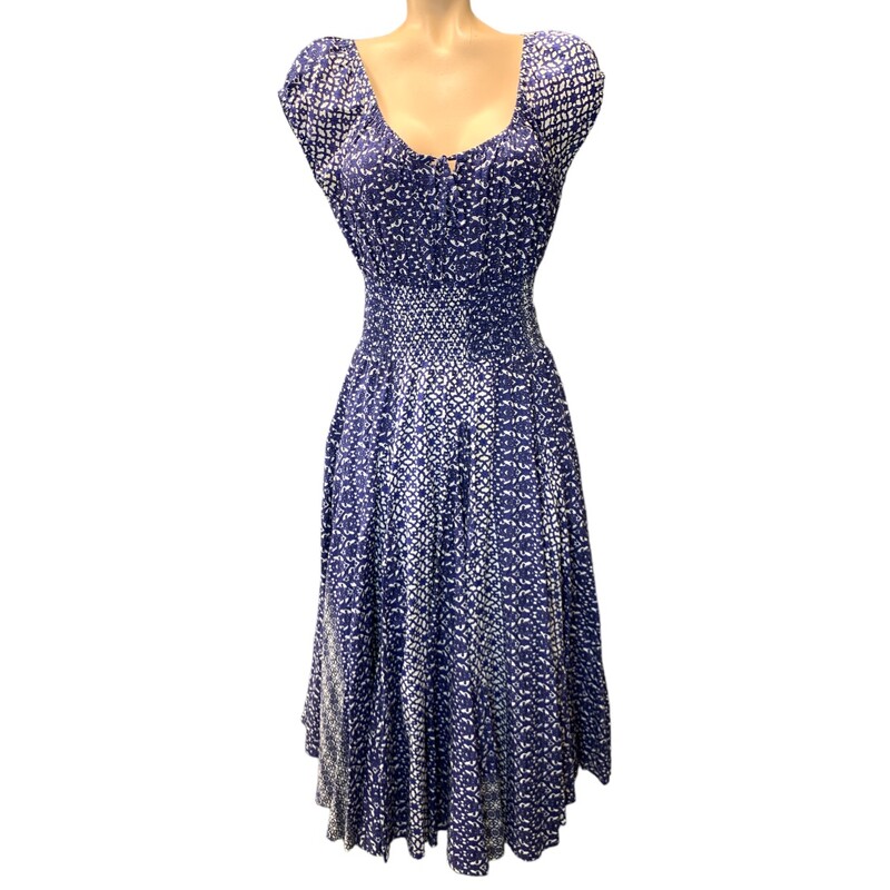 Grace Dresses, Blue/whi, Size: M
