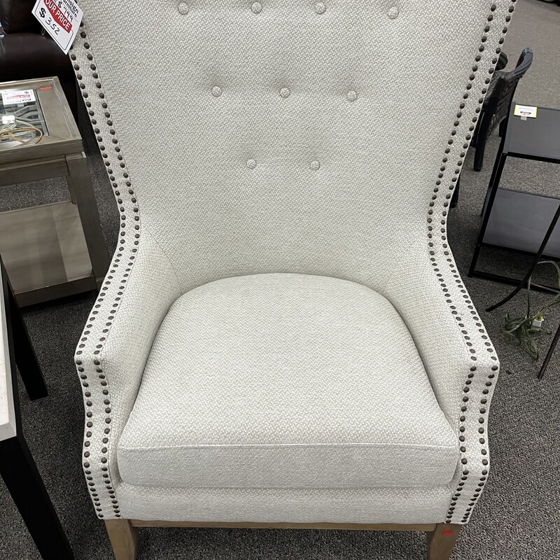 Four Hands  Graywingback chair