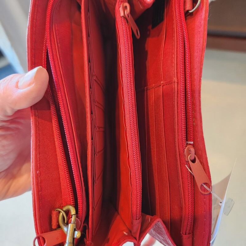 Buxton Cross Body, Red, Size: S