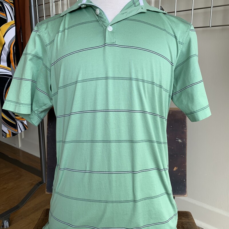 NikeGolfStripedPolo, Green, Size: MediumAll Sales Are Final
No Returns

Pick Up In Store
Or
Have It Shipped
Thank You FOr SHopping With Us :-)