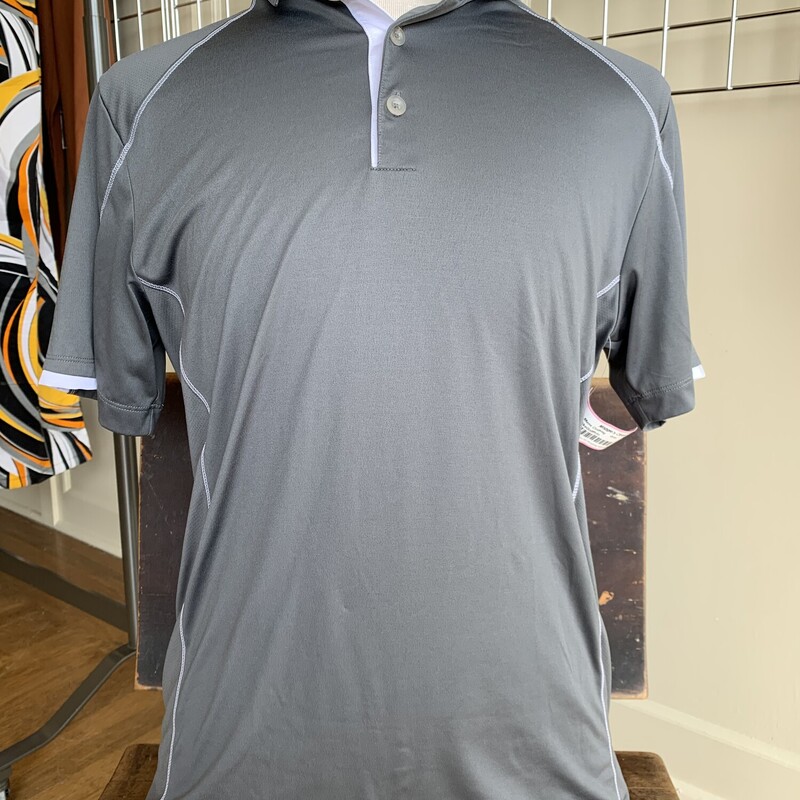 NikeGolfPolo, Gray, Size: MediumAll Sales Are Final
No Returns

Pick Up In Store
Or
Have It Shipped
Thank You FOr SHopping With Us :-)