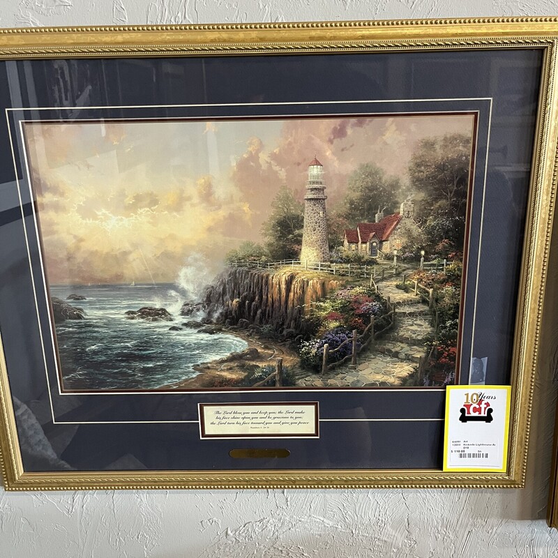 Kinkade Lighthouse Art
