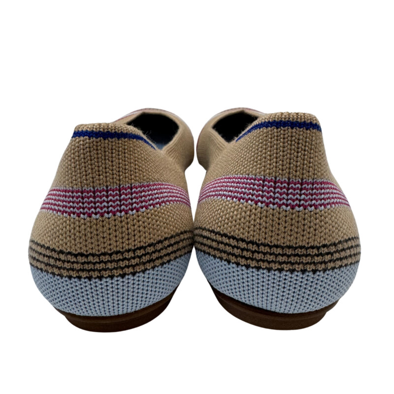 New Rothys Merino Striped Flats
Rounded Toe
Perfect for Spring and Summer!
Taupe with MultiColor Stripes
Size: 8.5