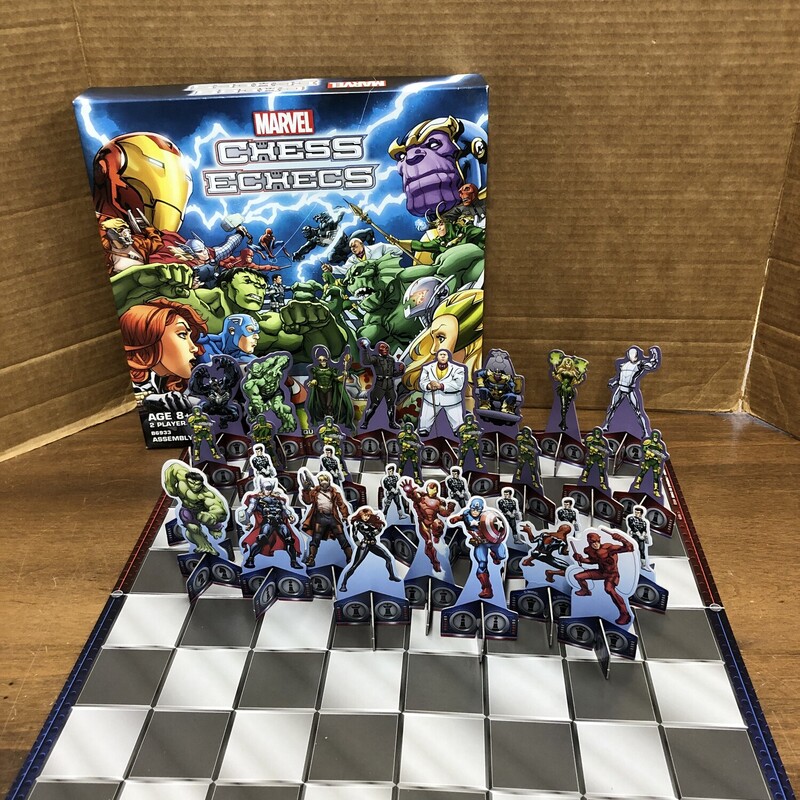 Marvel Chess, Size: Game, Item: Complete