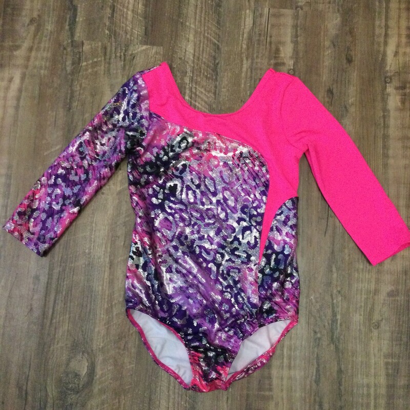 Future Star L/S Leopard, Pink, Size: Youth M