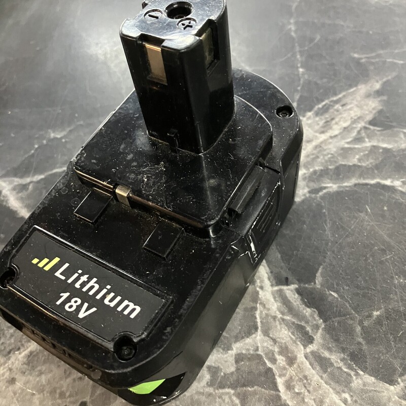 6ah Li Ion Battery, Aftermarket (fits Ryobi), 18V One +