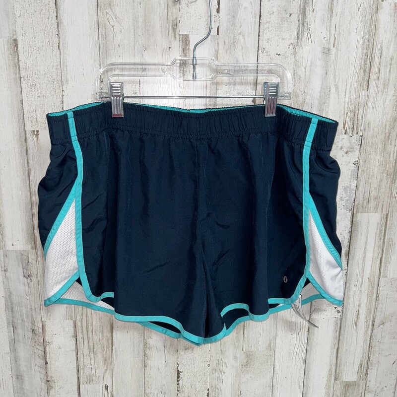 XL Navy Athletic Shorts