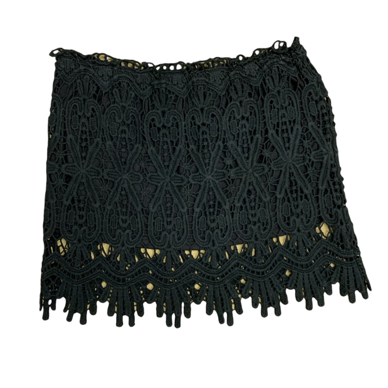 Oxford Circus Lace, Black, Size: S