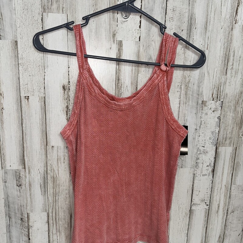 S Red Striped Tank, Red, Size: Ladies S