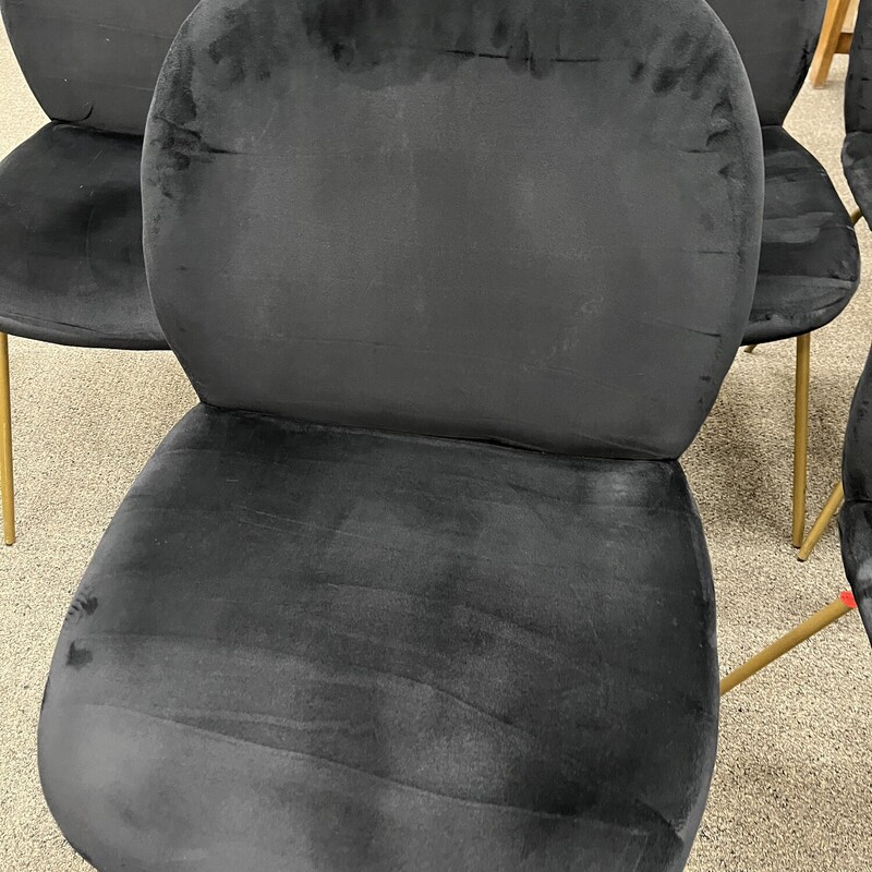 Set 6 Black Chairs
