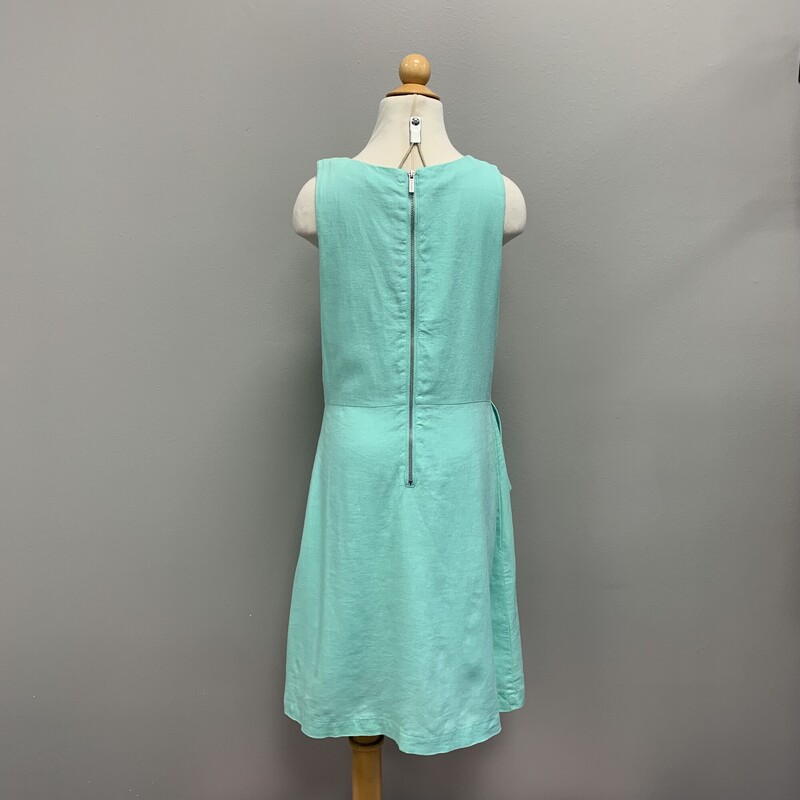 New linen/rayon blend dress with full lining