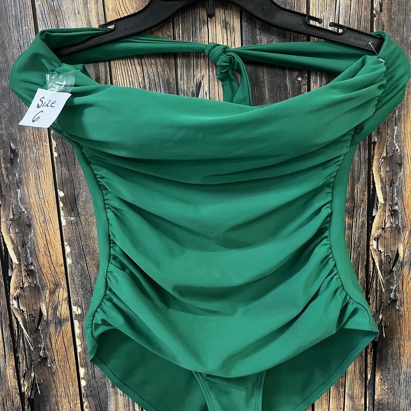 Green Swimsuit, Size: 6