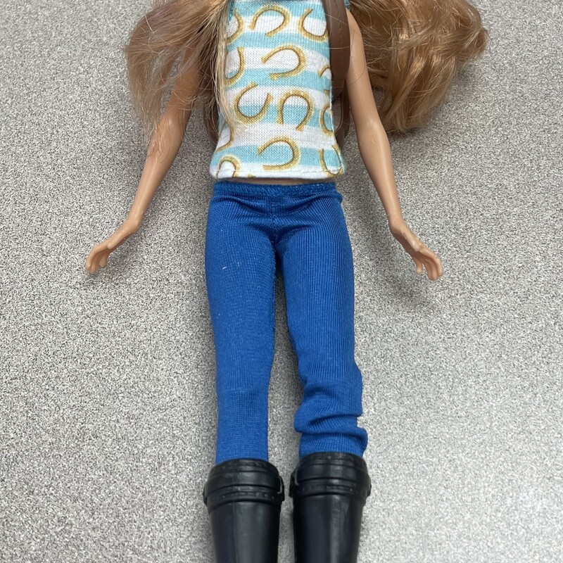 Barbie Doll, Blue, Size: 9 Inch
