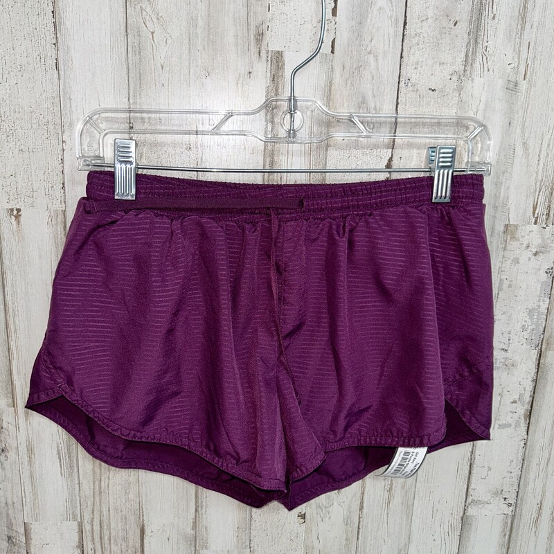 S Purple Stripe Shorts, Purple, Size: Ladies S