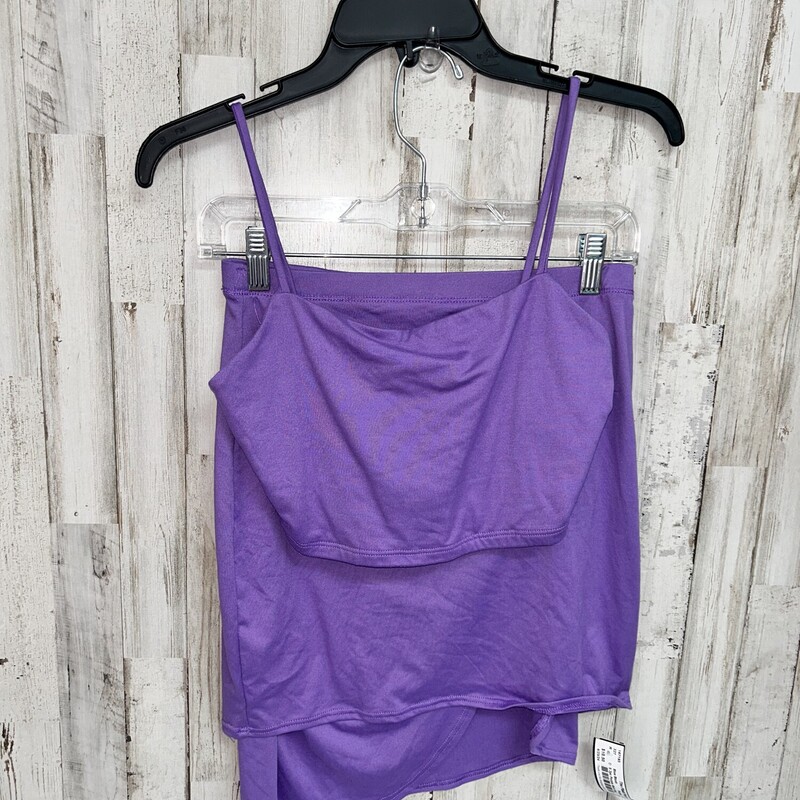 S 2pc Purple Skirt Set