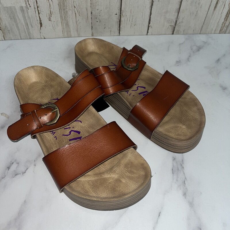A6.5 Brown Buckle Sandals