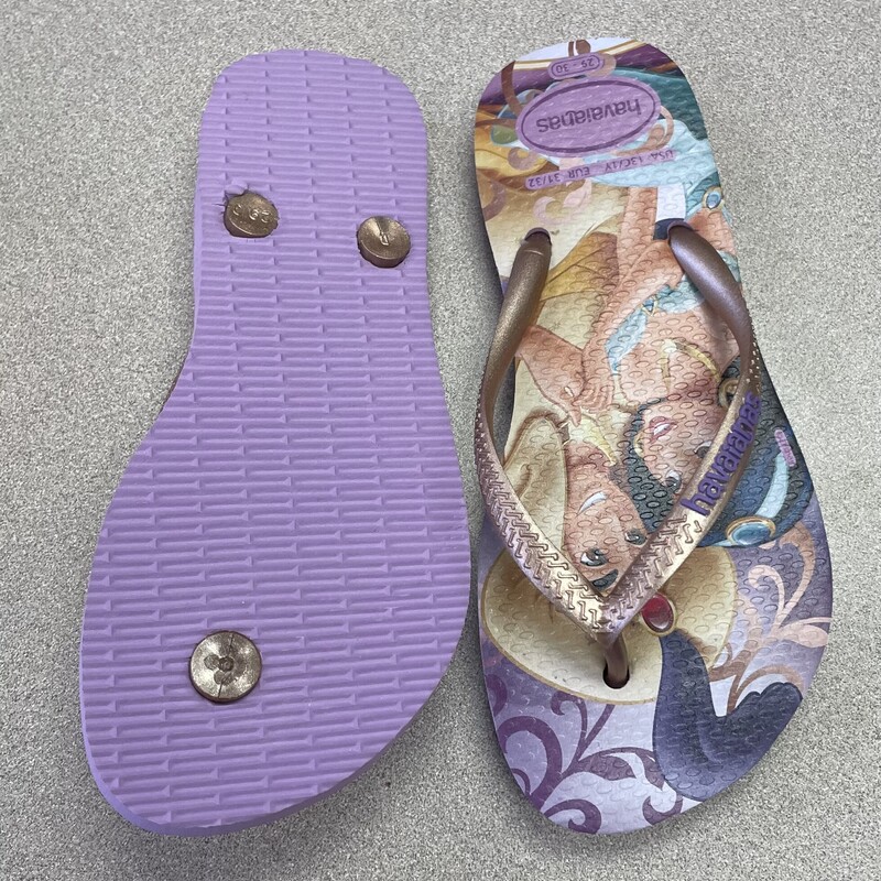 Havaianas Flip Flop, Purple, Size: 13-1Y<br />
NEW