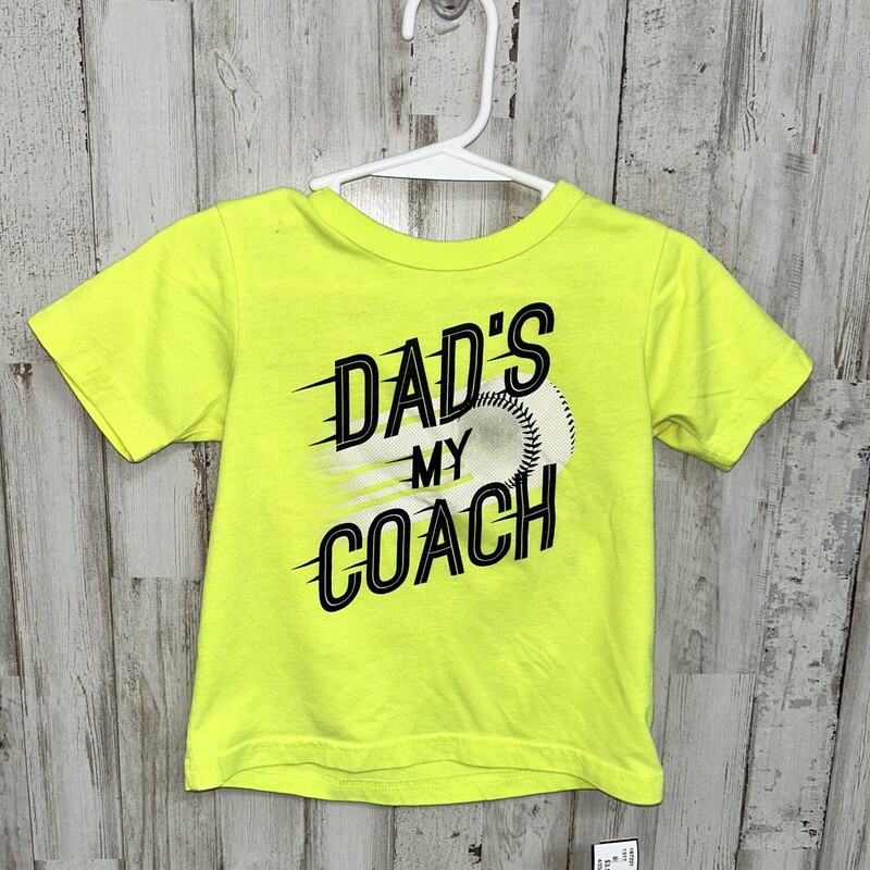 18/24M Yellow Dad Coach T, Yellow, Size: Boy 12-24m