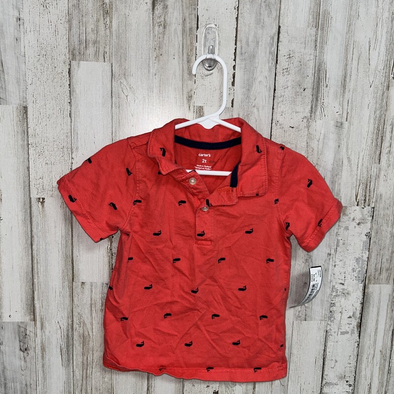 2T Red Whale Polo