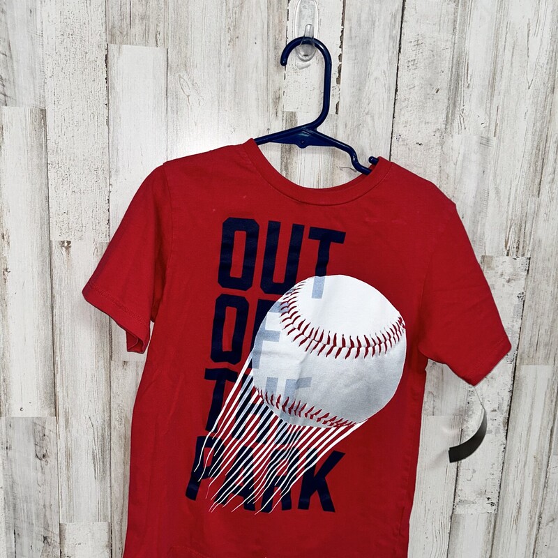 5/6 Red Out The Park Tee, Red, Size: Boy 5-8
