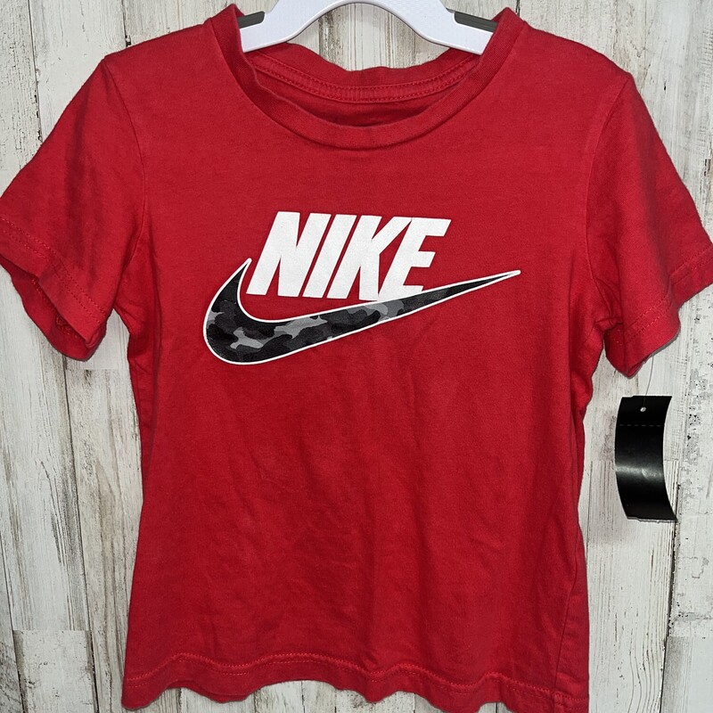 7 Red Logo Tee, Red, Size: Boy 5-8