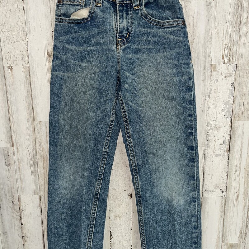 6Slim Washed Denim Jeans, Blue, Size: Boy 5-8