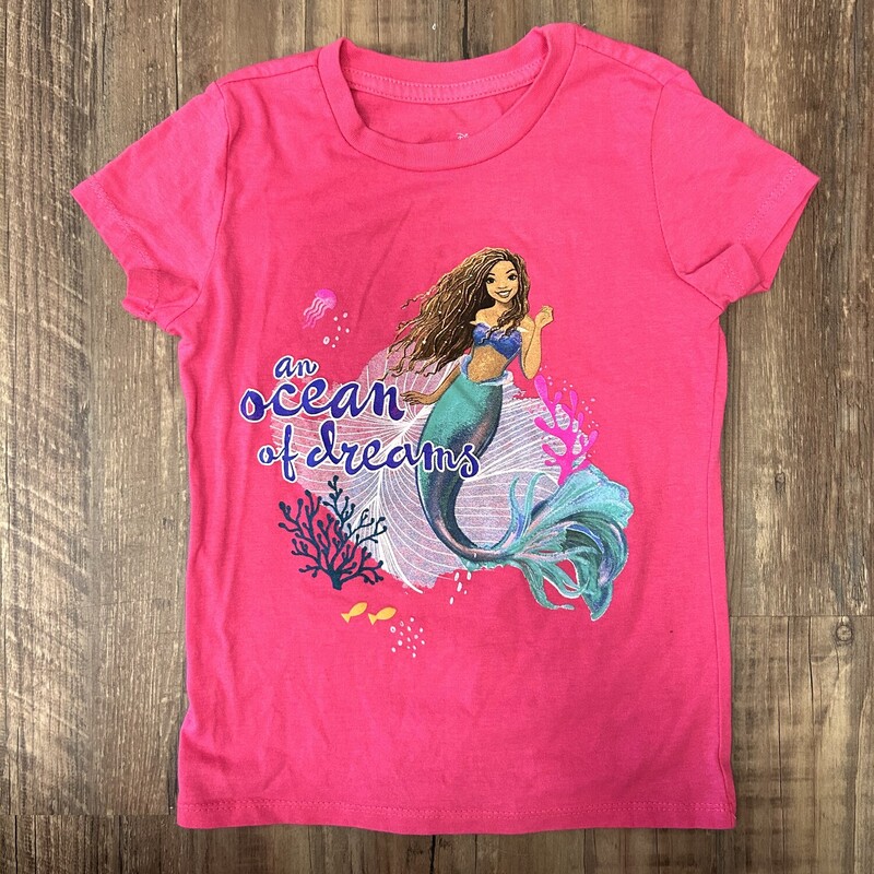 Disney Little Mermaid, Pink, Size: 6T/6x