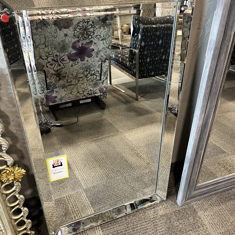Silver Framed Mirror